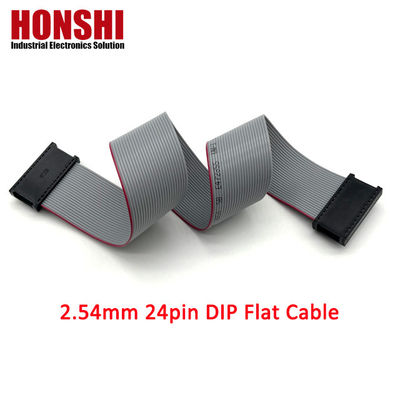 IDC الصلة الذكورية 6 8 10 12 14 16 18 26 40 دبوس 2.54mm Pitch Dip Flat Ribbon كابل