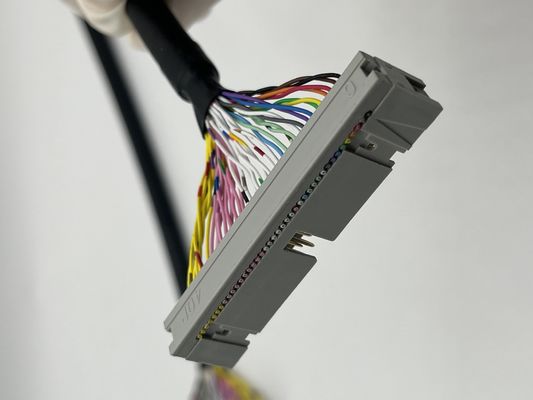 UL20276 معتمد 40P كابل الشريط المحمي PLC اتصال IDC إلى رأس الصندوق كابل مسطح