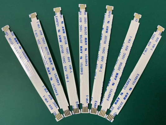 OEM ODM Flat FFC Ribbon Cable Custom Awm 20706 6 / 50 Pin FPC كابل FFC