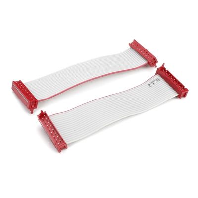 كابل مسطح من البوليستر 28AWG من PVC 1.27mm Micro Connector كابل IDC 8 دبوس