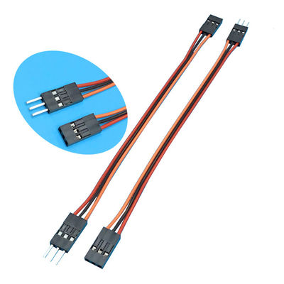 24AWG 3 Pin Dupont إلكترونية السلكية الحزام الإناث والرجال مع 2.54mm رابط