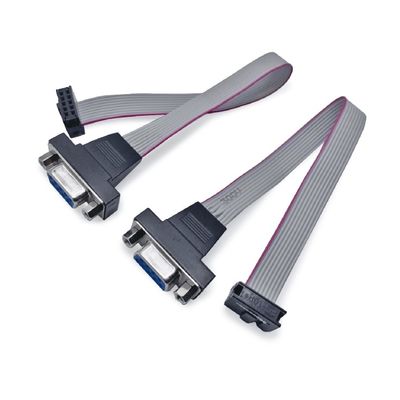 السيارات المسطحة 1.27mm كابل الشريط الطوق IDC رابط إلى JST سلك السلك