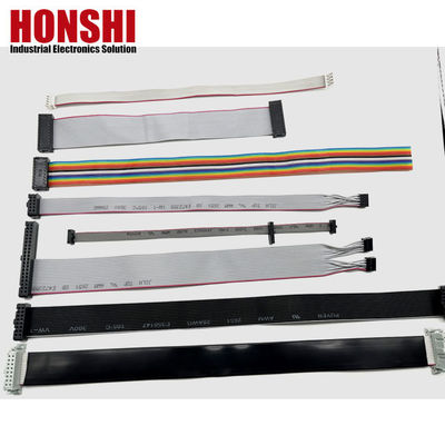 الكابلات الرمادية PVC D Sub Flat UL2651 28AWG كابلات المباراة الدقيقة IDC 1.27mm Pitch