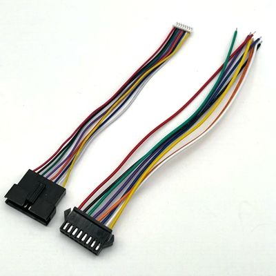 قابلة للتخصيص JST SM2.5 8 دبوس الاتصال الكهربائية السلك التجميع الحزام ul1007 24awg