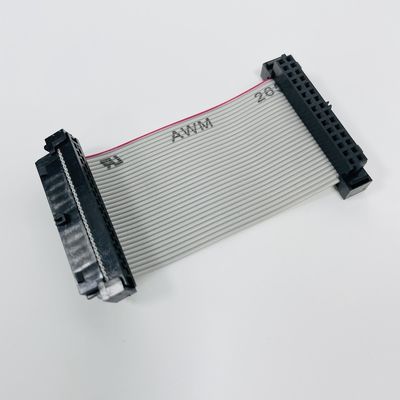 10 - 64 دبوس كابل مسطح 1.27x2.54mm Pitch IDC Connector مجموعة كابل الشريط المسطح