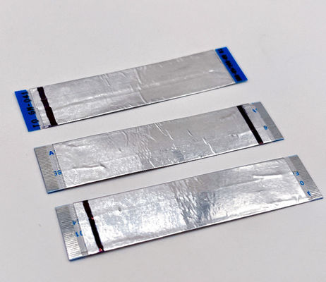 كابل إلكتروني مسطح مرن 8 دبوس مطلي بالذهب 1.25mm 10cm كابل Ffc UL20624 80C 60V