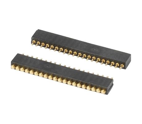 1.27mm H3.8mm Pogo Pin Connector النحاس C6801 المادة 12 Pin Connector مع الدقة