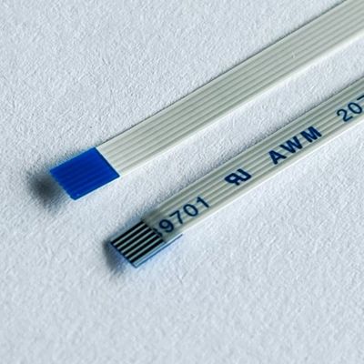 6 دبوس FFC كابل مسطح مخصص Awm 20706 105c 60v Vw-1 0.5mm Pitch FFC كابل FPC