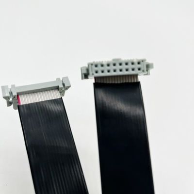 16 دبوس IDC كابل شريط PVC مسطح مع 2.54 ملم مرفق مخصص الطول