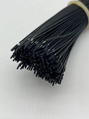 2.54mm Pitch 4 Pin Dupont Cable Assembly UL1007 24awg الأسود الطول المخصص