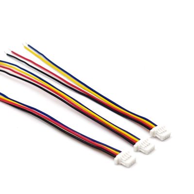 JST SH 1.0mm Pitch 4 Pin Connector Wire Harness مع فحص الاختبار بنسبة 100%