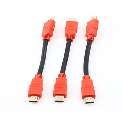 التجميع الكابل المصبوب بالذهب 4K HDTVI 1.4 2.0 كابل 30AWG للفيديو الشخصي