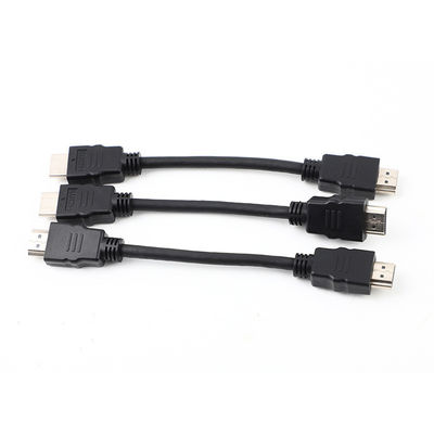 التجميع الكابل المصبوب بالذهب 4K HDTVI 1.4 2.0 كابل 30AWG للفيديو الشخصي