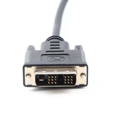 DVI 18 1 الذكور إلى الذكور HD التجميع الكابل الصبغ OD6.0 لـ HDTV UL20276 30Awg