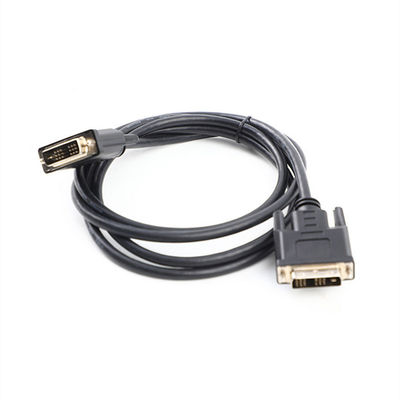 DVI 18 1 الذكور إلى الذكور HD التجميع الكابل الصبغ OD6.0 لـ HDTV UL20276 30Awg
