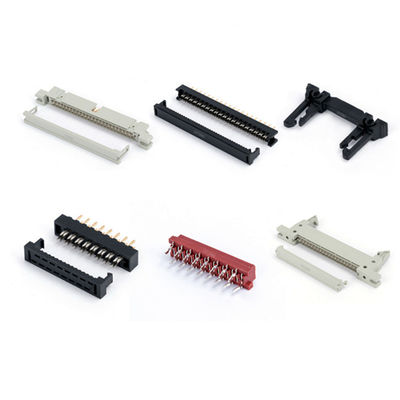 مجموعة كابلات الشريط المسطحة IDC 26Pin مع تخفيف التوتر و 2.54mm IDC إلى IDC Socket
