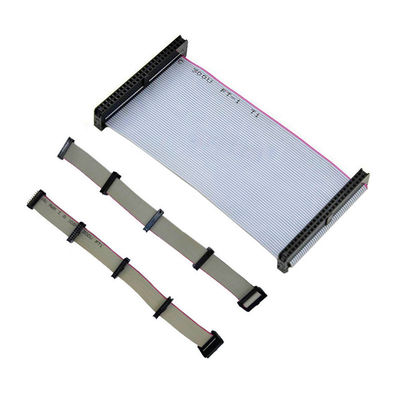 2.0 ملم طابق الشريط الكابل تجميع IDC إلى IDC 20Pin سوكت مع UL2651 28awg