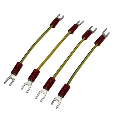 حزمة السلك الحديدية 18 - 26Awg JST Connector إلى 4.8mm 6.3mm Y Terminal