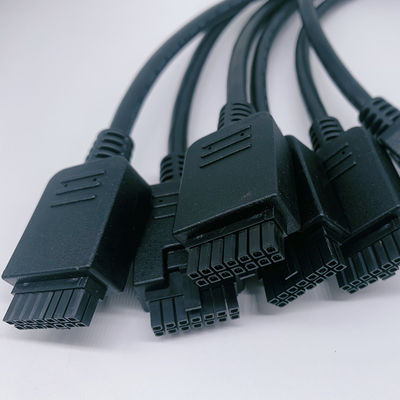 14 Pin Micro Fit 3.0 Overmolding Molded Cable Assembly UL20276 430251400 كابل بي في سي