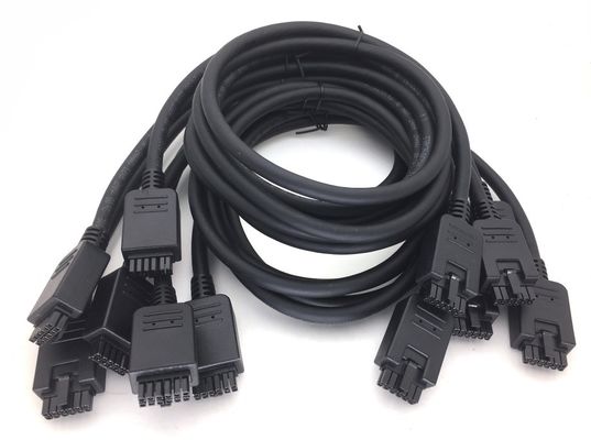 14 Pin Micro Fit 3.0 Overmolding Molded Cable Assembly UL20276 430251400 كابل بي في سي