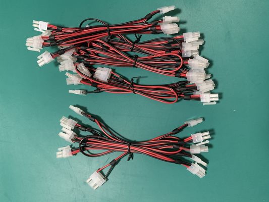 حزمة السلك الحديدية 18 - 26Awg JST Connector إلى 4.8mm 6.3mm Y Terminal