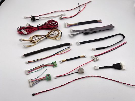 حزمة السلك الحديدية 18 - 26Awg JST Connector إلى 4.8mm 6.3mm Y Terminal