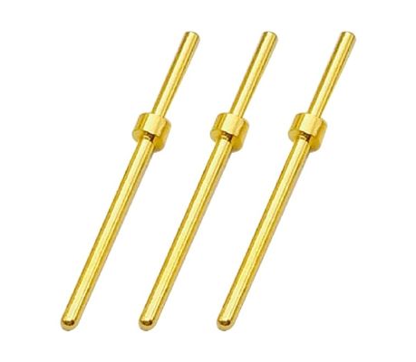 مكونات المكونات المعدنية 2.0x18.5mm المصفوفة بالذهب