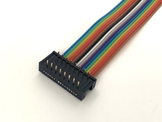 DIP القابس الرمادي الكابل المسطح جمع 16 دبوس شريط الكابل UL2651 28awg 2.54mm Pitch