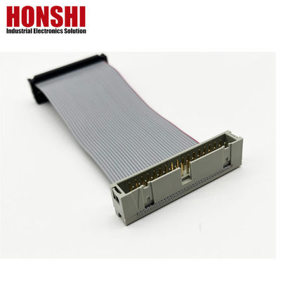 34 دبوس كابل مسطح UL2651 28awg كابل شريط 2.54mm IDC Socket To Box Header