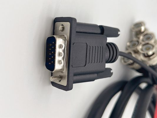 تجميع الكابل الإلكتروني المصبوب الذكور إلى الذكور الإناث كابل DB إلى 9 دبوس
