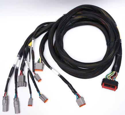 سلك السيارات المخصص 24 دبوس ل 24 - 32AWG اتصالات الأسلاك