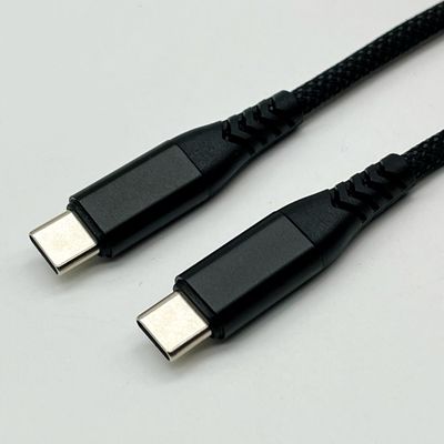 1m Black USB Molded Cable Assembly UL2725 28Awg لتمزيق البيانات السريعة وشحنها