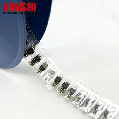 2.54mm High Current Pogo Pin Connector الإناث 2x7P المصفوفة بالذهب H2.5 SMT نوع لـ PCB