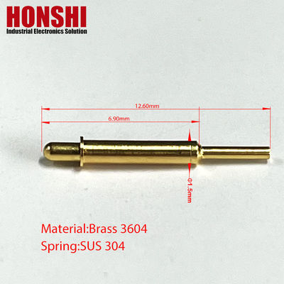 ربيع القوة بوجو دبوس الاتصال مع ارتفاع العمل 4.9mm دبوس نوع بوجو دبوس