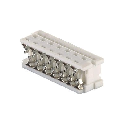 6 إلى 24 دبوس كابل شريط 2.54mm UL2651 كابل شريط IDC الأبيض
