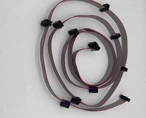 6 إلى 24 دبوس كابل شريط 2.54mm UL2651 كابل شريط IDC الأبيض