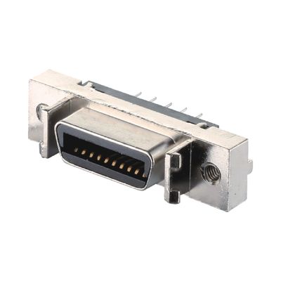 HPCN Wire to Board Connector MDR SCSI Pitch 1.27mm 14 Pin ذكر إمرأة
