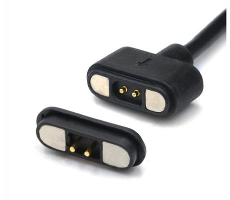 كابل شحن عالي التيار 3.0a USB 2 Pin محول تشغيل الطاقة الدائري مغناطيسي بوجو بين