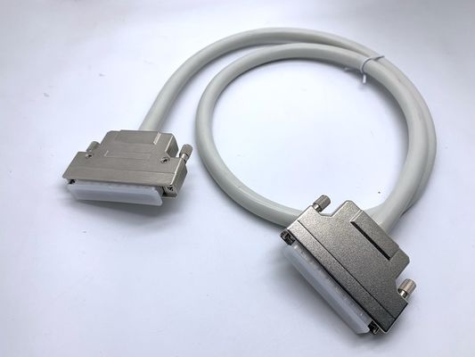كابل الصلة SCSI الرمادي المخصص 68 دبوس 100 دبوس كابل ذكر Ul20276 28awg كابل