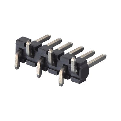 3.96ملم مصدوقة بالذهب PCB Pin Header Connector صف واحد SMT نوع 2 - 20 Pin H3.2mm