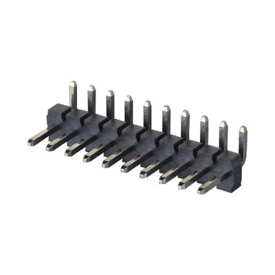 3.96ملم مصدوقة بالذهب PCB Pin Header Connector صف واحد SMT نوع 2 - 20 Pin H3.2mm