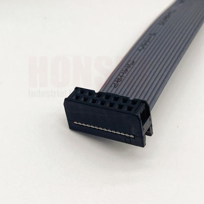 الكابل الإلكتروني المسطح 2.54mm Pitch IDC رابط كابل الشريط المسطح لون مخصص