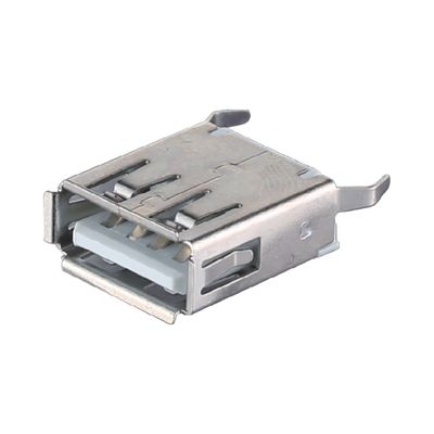 USB 2.0 / 3.0 جاك A نوع ذكر وصلة رابط النحاس / الفوسفور البرونز المادة الاتصال