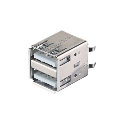 USB 2.0 / 3.0 جاك A نوع ذكر وصلة رابط النحاس / الفوسفور البرونز المادة الاتصال