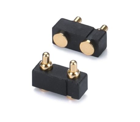 3.0mm 2pin الذكور Pogopin صف واحد الزاوية اليمنى Dip Pogo Pin
