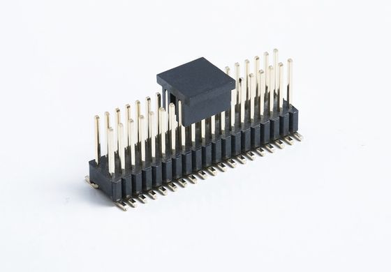 1.27ملم بلاستيك مزدوج 2 - 100 دبوس ربط رأس H2.5mm DIP SMT نوع PCB