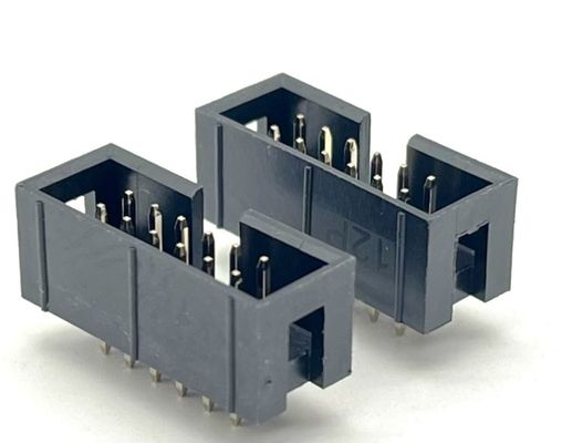 2.54ملم ربط رأس الصندوق المستقيم 12 دبوس IDC رأس الصندوق 2x6p