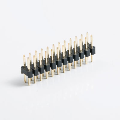 ربط طابعة مزدوجة لللوحة إلى اللوحة 2.54mm Pitch 2 pin 20 pin 80 pin PCB مستقيم