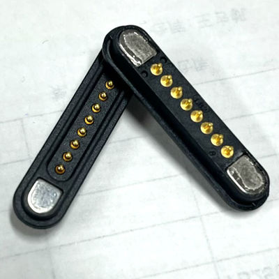رابط مغناطيسي ذكر إناثي 8pin Pogo Pin Connector للوحة PCB