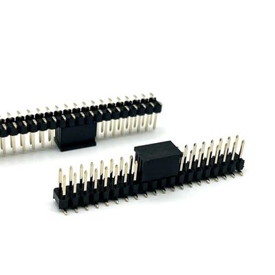 2.54mm Pitch Pin Header Connector 2 Pin - 80 Pin DIP SMT PCB Male Header Connector (موصول الرأس الذكور)